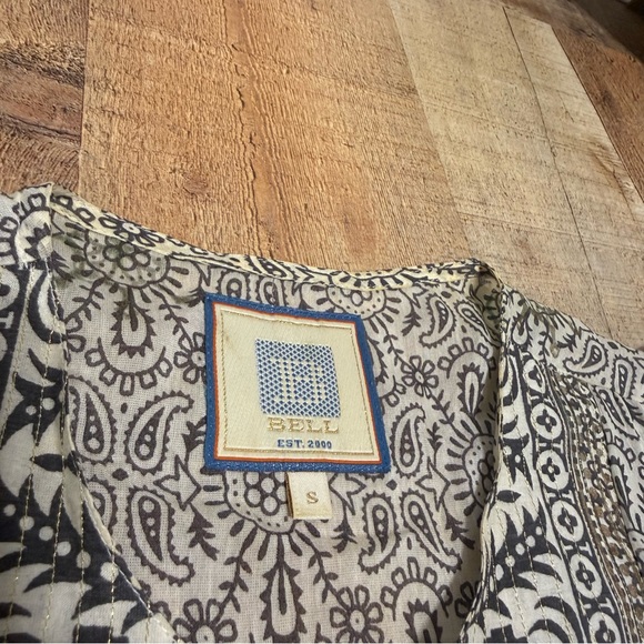 Bell silk boho print with gold chain tassel tie
Bell by Alicia Bell
Silk/cotton - Picture 9 of 9